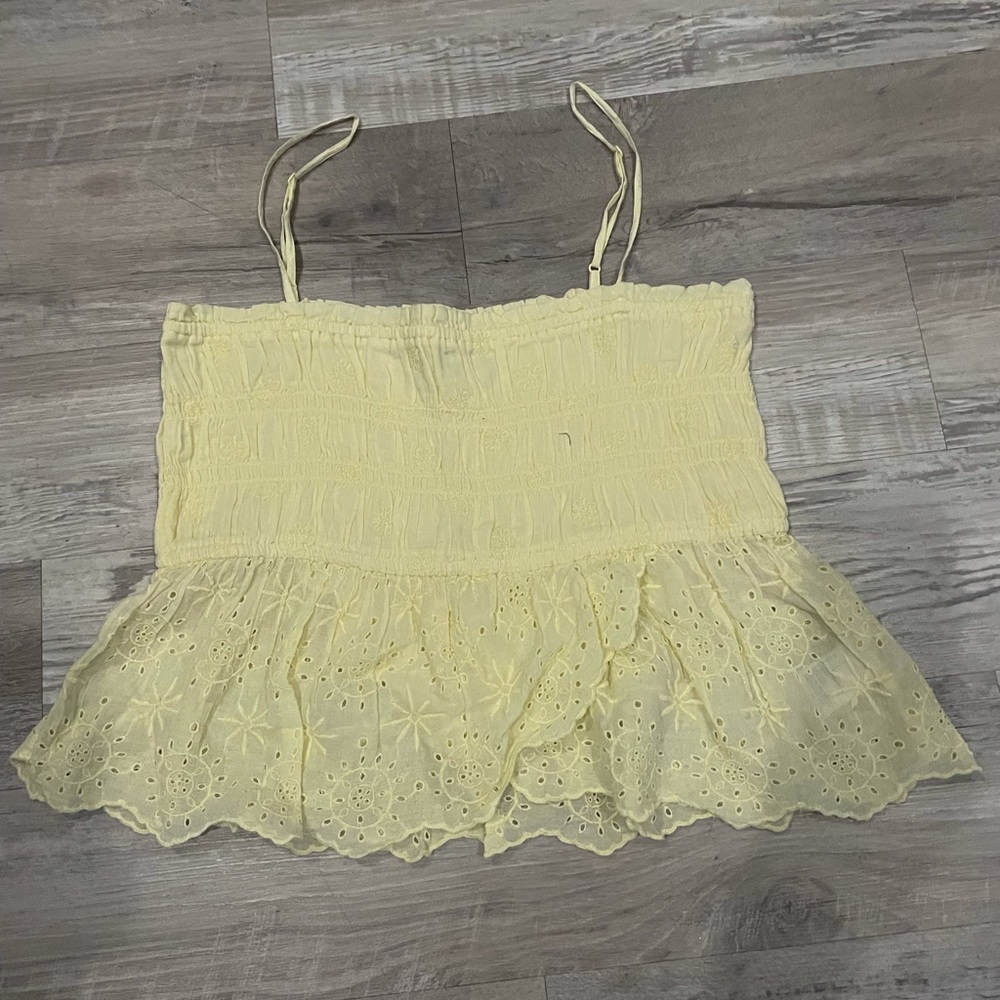 American Eagle Eyelet Tank